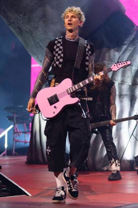 Machine Gun Kelly performs at Co-Op Live Machine Gun Kelly performs at Co-Op Live, Manchester, England, 7th March 2026, Credit:Mike Gray Avalon  Copyright: xMikexGrayx xAvalonx 1080959785