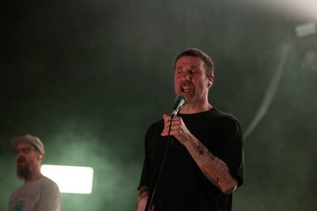 PUNK BAND Sleaford Mods AT BRIXTON ACADEMY LONDON awards 7 03 26 Gwendoline Christie live on stage for one night only along with Sue Tompkins, Orbital and Heartworms PUNK BAND Sleaford Mods AT BRIXTON ACADEMY LONDON awards 7 03 26 Jason Williamson and Andrew Fearn Gwendoline Christie live on stage for one night only along with Sue Tompkins, Orbital and Heartworms Originally started as the solo project of Jason Williamson in 2006, he put out two albums before recruiting Andrew Fern in 2009, becoming the duo we know today. Since then, they have gained a cult following across the UK and beyond, putting out a further 10 albums including, most recently, UK Grim in 2023. Their new album, The Demise Of Planet X™, is set to a Copyright: xRogerxAlarconx xAvalonx 1080976538