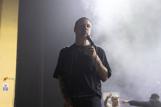 PUNK BAND Sleaford Mods AT BRIXTON ACADEMY LONDON awards 7 03 26 Gwendoline Christie live on stage for one night only along with Sue Tompkins, Orbital and Heartworms PUNK BAND Sleaford Mods AT BRIXTON ACADEMY LONDON awards 7 03 26 Jason Williamson and Andrew Fearn Gwendoline Christie live on stage for one night only along with Sue Tompkins, Orbital and Heartworms Originally started as the solo project of Jason Williamson in 2006, he put out two albums before recruiting Andrew Fern in 2009, becoming the duo we know today. Since then, they have gained a cult following across the UK and beyond, putting out a further 10 albums including, most recently, UK Grim in 2023. Their new album, The Demise Of Planet X™, is set to a Copyright: xRogerxAlarconx xAvalonx 1080977019