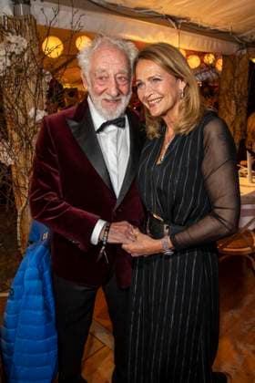 abb Dieter Hallervorden and Mrs. Christiane Zander as guests at the Gala Dinner Award Ceremony at 10 Years Baltic Lights Night 2026 Celebrity Charity Sled Dog Race in aid of Welthungerhilfe at the Baltic Sea between the Seebruecke Ahlbeck and the Seebruecke Heringsdorf, Saturday 07 03 2026 in Heringsdorf MV Germany