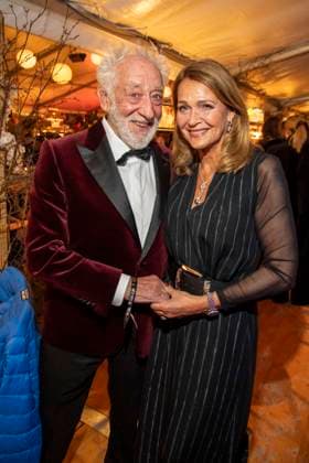 abb Dieter Hallervorden and Mrs. Christiane Zander as guests at the Gala Dinner Award Ceremony at 10 Years Baltic Lights Night 2026 Celebrity Charity Sled Dog Race in aid of Welthungerhilfe at the Baltic Sea between the Seebruecke Ahlbeck and the Seebruecke Heringsdorf, Saturday 07 03 2026 in Heringsdorf MV Germany