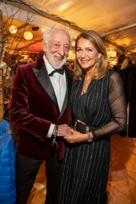 abb Dieter Hallervorden and Mrs. Christiane Zander as guests at the Gala Dinner Award Ceremony at 10 Years Baltic Lights Night 2026 Celebrity Charity Sled Dog Race in aid of Welthungerhilfe at the Baltic Sea between the Seebruecke Ahlbeck and the Seebruecke Heringsdorf, Saturday 07 03 2026 in Heringsdorf MV Germany