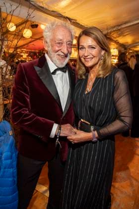 abb Dieter Hallervorden and Mrs. Christiane Zander as guests at the Gala Dinner Award Ceremony at 10 Years Baltic Lights Night 2026 Celebrity Charity Sled Dog Race in aid of Welthungerhilfe at the Baltic Sea between the Seebruecke Ahlbeck and the Seebruecke Heringsdorf, Saturday 07 03 2026 in Heringsdorf MV Germany