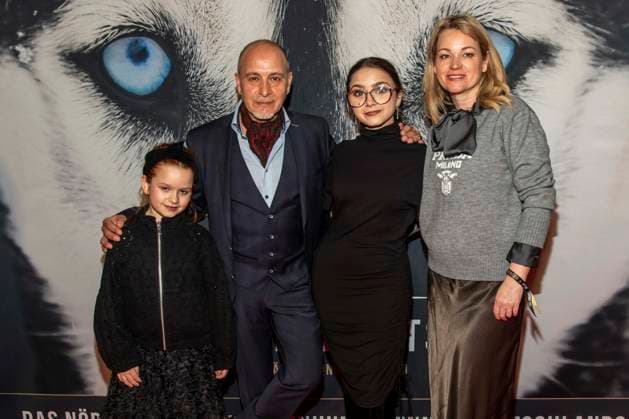 abb Matilda, Erdogan Atalay, Amira Pollmann and Katja Ohneck family as guests at the Gala Dinner Award Ceremony at 10 years Baltic Lights Night 2026 Celebrity Charity Sled Dog Race in favor of Welthungerhilfe at the Baltic Sea between the sea bridge Ahlbeck and the sea bridge Heringsdorf, Saturday 07 03 2026 in Heringsdorf MV Germany
