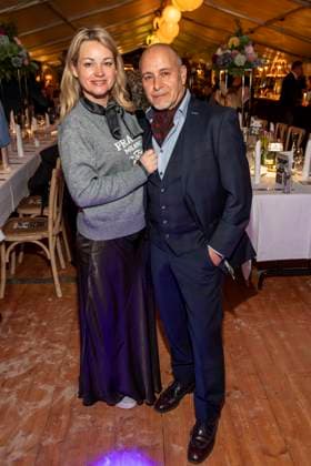 abb Katja Ohneck and Erdogan Atalay as guests at the Gala Dinner Award Ceremony at 10 Years Baltic Lights Night 2026 Celebrity Charity Sled Dog Race in aid of Welthungerhilfe at the Baltic Sea between the Seebruecke Ahlbeck and the Seebruecke Heringsdorf, Saturday 07 03 2026 in Heringsdorf MV Germany