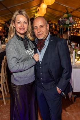 abb Katja Ohneck and Erdogan Atalay as guests at the Gala Dinner Award Ceremony at 10 Years Baltic Lights Night 2026 Celebrity Charity Sled Dog Race in aid of Welthungerhilfe at the Baltic Sea between the Seebruecke Ahlbeck and the Seebruecke Heringsdorf, Saturday 07 03 2026 in Heringsdorf MV Germany