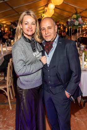 abb Katja Ohneck and Erdogan Atalay as guests at the Gala Dinner Award Ceremony at 10 Years Baltic Lights Night 2026 Celebrity Charity Sled Dog Race in aid of Welthungerhilfe at the Baltic Sea between the Seebruecke Ahlbeck and the Seebruecke Heringsdorf, Saturday 07 03 2026 in Heringsdorf MV Germany