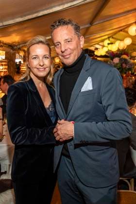 abb Sandra Sophie Trauboth and Patrick Graf von Faber Castell as guests at the gala dinner award ceremony at the 10th anniversary Baltic Lights Night 2026 celebrity charity sled dog race in aid of Welthungerhilfe on the Baltic Sea between the Ahlbeck and Heringsdorf sea bridges, Saturday 07 03 2026 in Heringsdorf MV Germany