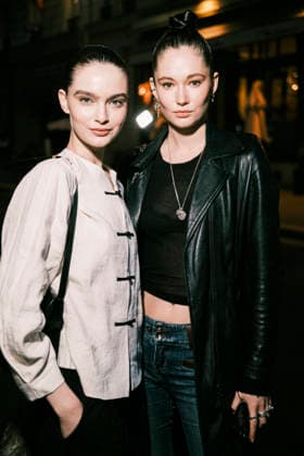 Vira Boshkova, Vika Ihnatenko Paris Fashion Week PAP AW26 Georges Hobeika Paris Fashion Week People at the Georges Hobeika fashion show 453856 2026 03 07  Copyright: xJean-BaptistexSoulliatx xStarfacex STAR_453856_004