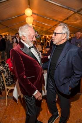 abb Dieter Hallervorden Wolfgang Stumph as a guest at the Gala Dinner Award Ceremony at 10 Years Baltic Lights Night 2026 Celebrity Charity Sled Dog Race in aid of Welthungerhilfe on the Baltic Sea between the Ahlbeck and Heringsdorf sea bridges, Saturday 07 03 2026 in Heringsdorf MV Germany