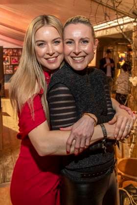 abb Nina Ensmann and Franziska Hippe as guests at the Gala Dinner Award Ceremony at 10 Years Baltic Lights Night 2026 Celebrity Charity Sled Dog Race in aid of Welthungerhilfe at the Baltic Sea between the Seebruecke Ahlbeck and the Seebruecke Heringsdorf, Saturday 07 03 2026 in Heringsdorf MV Germany