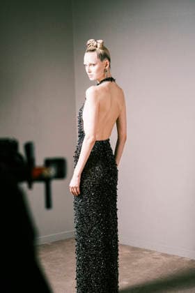 Lea Pliger Paris Fashion Week PAP AW26 Georges Hobeika Paris Fashion Week Backstage at the Georges Hobeika show 453855 2026 03 07  Copyright: xJean-BaptistexSoulliatx xStarfacex STAR_453855_003