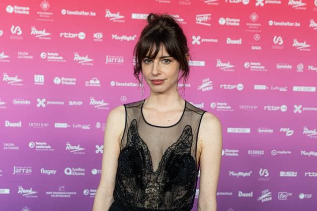 Nominee for Best Actress, Berangere McNeese (Demain si tout va bien) poses for the photographer before the 15th edition of the Rene du Cinema film awards ceremony, Saturday 07 March 2026, in Brussels. The awards are rewarded to movies of Belgian French-speaking producers.  EMILExWINDAL 166821657