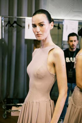 Noor Elliott Paris Fashion Week PAP AW26 Georges Hobeika Paris Fashion Week Backstage at the Georges Hobeika show 453855 2026 03 07  Copyright: xJean-BaptistexSoulliatx xStarfacex STAR_453855_010