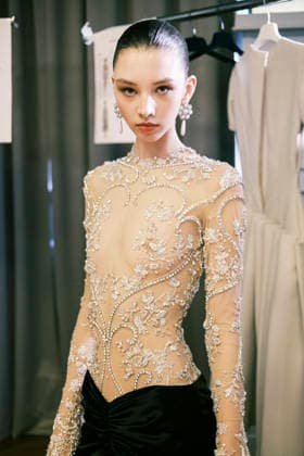 Anna Bicanova Paris Fashion Week PAP AW26 Georges Hobeika Paris Fashion Week Backstage at the Georges Hobeika show 453855 2026 03 07  Copyright: xJean-BaptistexSoulliatx xStarfacex STAR_453855_016