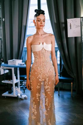 Sofia Pilishenko Paris Fashion Week PAP AW26 Georges Hobeika Paris Fashion Week Backstage at the Georges Hobeika show 453855 2026 03 07  Copyright: xJean-BaptistexSoulliatx xStarfacex STAR_453855_022