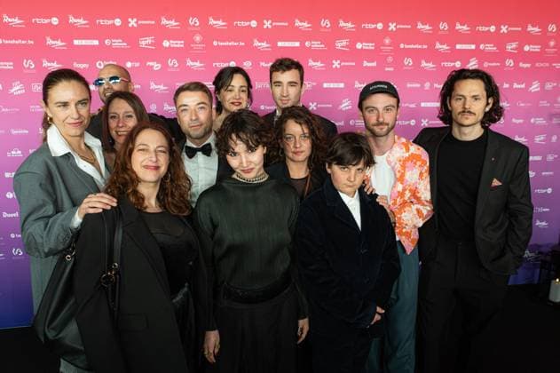 On vous croit team poses for the photographer before the 15th edition of the Rene du Cinema film awards ceremony, Saturday 07 March 2026, in Brussels. The awards are rewarded to movies of Belgian French-speaking producers.  EMILExWINDAL 166821819
