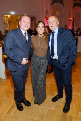 Hubert Neubacher, Daniela Büchner and Norbert Wiwianker at the FaceClub Female Vision Gala 2026 at the Atlantic Hotel Hamburg, 07 03 2026 Foto:xgbrcix xFuturexImagex vision_6327