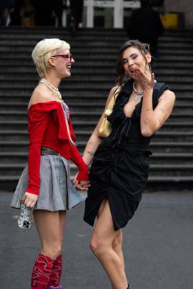 Stefanie Giesinger and Alli Neumann at the arrivals at the Vivienne Westwood Collection Prêt à Porter Automne Hiver 2026 2027 fashion show as part of Paris Fashion Week PFW at Grand Plateau, Paris, France, March 07, 2026 Thibault Duboucher Bestimage Arrivals at the Vivienne Westwood fashion show as part of Paris Fashion Week Fall 2026 held at Césure on March 07, 2026 in Paris, France Paris France  Copyright: xThibaultxDuboucherx xBestimagexThibaultxDuboucherx xBestimagex
