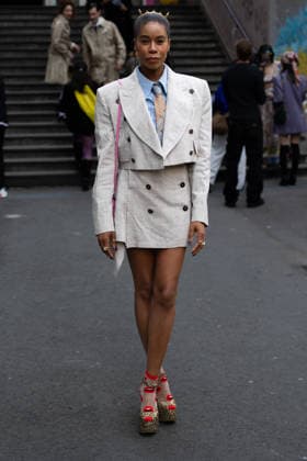 Tolula Adeyemi at the Arrivals at the Vivienne Westwood Collection Prêt à Porter Automne Hiver 2026 2027 fashion show as part of Paris Fashion Week PFW at Grand Plateau, Paris, France, March 07, 2026 Thibault Duboucher Bestimage Arrivals at the Vivienne Westwood fashion show as part of Paris Fashion Week Fall 2026 held at Césure on March 07, 2026 in Paris, France Paris France  Copyright: xThibaultxDuboucherx xBestimagexThibaultxDuboucherx xBestimagex