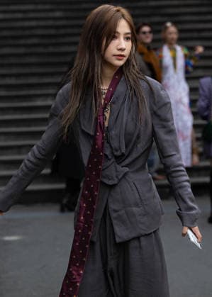 Yiqi Yuan at the Arrivals at the Vivienne Westwood Collection Prêt à Porter Automne Hiver 2026 2027 fashion show as part of Paris Fashion Week PFW at Grand Plateau, Paris, France, March 07, 2026 Thibault Duboucher Bestimage Arrivals at the Vivienne Westwood fashion show as part of Paris Fashion Week Fall 2026 held at Césure on March 07, 2026 in Paris, France Paris France  Copyright: xThibaultxDuboucherx xBestimagexThibaultxDuboucherx xBestimagex