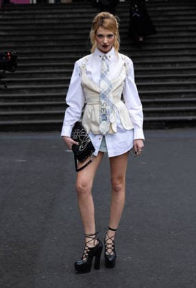 Danielle Marcan at the Arrivals at the Vivienne Westwood Collection Prêt à Porter Automne Hiver 2026 2027 fashion show as part of Paris Fashion Week PFW at Grand Plateau, Paris, France, March 07, 2026 Thibault Duboucher Bestimage Arrivals at the Vivienne Westwood fashion show as part of Paris Fashion Week Fall 2026 held at Césure on March 07, 2026 in Paris, France Paris France  Copyright: xThibaultxDuboucherx xBestimagexThibaultxDuboucherx xBestimagex