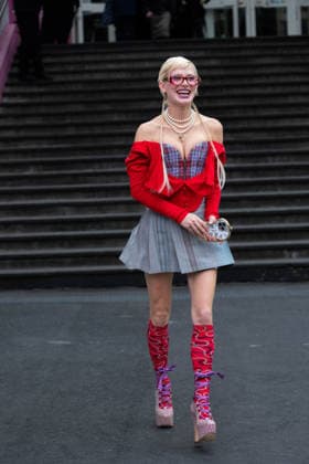 Alli Neumann at the arrivals at the Vivienne Westwood Collection Prêt à Porter Automne Hiver 2026 2027 fashion show as part of Paris Fashion Week PFW at Grand Plateau, Paris, France, March 07, 2026 Thibault Duboucher Bestimage Arrivals at the Vivienne Westwood fashion show as part of Paris Fashion Week Fall 2026 held at Césure on March 07, 2026 in Paris, France Paris France  Copyright: xThibaultxDuboucherx xBestimagexThibaultxDuboucherx xBestimagex