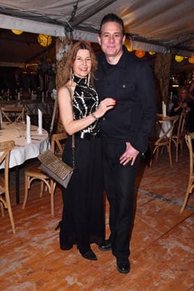 Sascha Vollmer with wife Jennifer Vollmer at the BALTIC LIGHTS 2026 Charity Schilttenhunderrennen in Heringsdorf on Usedom on 07 03 2026
