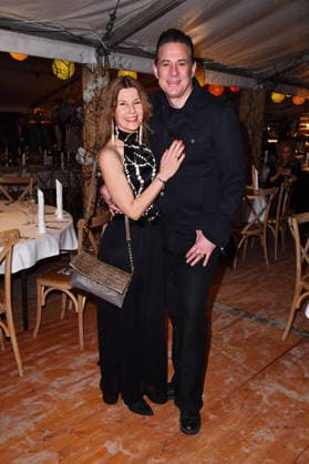 Sascha Vollmer with wife Jennifer Vollmer at the BALTIC LIGHTS 2026 Charity Schilttenhunderrennen in Heringsdorf on Usedom on 07 03 2026