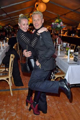 Franziska Hippe and Roman Knizka at the BALTIC LIGHTS 2026 Charity Schilttenhunderrennen in Heringsdorf on Usedom on 07 03 2026