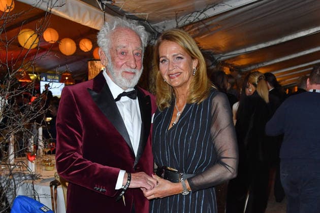 Dieter Hallervorden with wife Christiane Zander at the BALTIC LIGHTS 2026 Charity Schilttenhunderrennen in Heringsdorf on Usedom on 07 03 2026