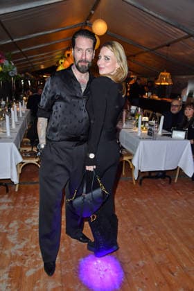 Alec Voelkel with wife Johanna Völkel at the BALTIC LIGHTS 2026 Charity Schilttenhunderrennen in Heringsdorf on Usedom on 07 03 2026