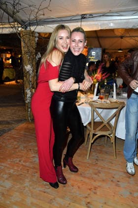 Nina Ensmann and Franziska Hippe at the BALTIC LIGHTS 2026 Charity Schilttenhunderrennen in Heringsdorf on Usedom on 07 03 2026