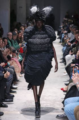 PFW - Comme Des Garcons Runway Models Walk Runway for the Comme des Garçons fashion show during Paris Fashion Week on March 7, 2026 in Paris, France. Photo by Alain-Gil Gonzalez ABACAPRESS.COM Paris France  Copyright: xGonzalezxAlain-Gil ABACAx