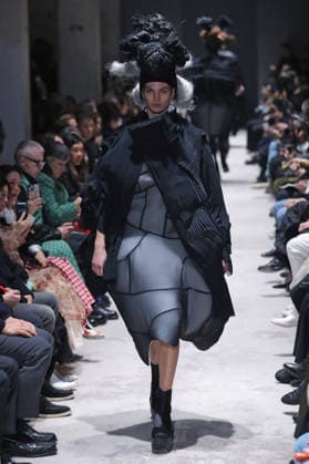 PFW - Comme Des Garcons Runway Models Walk Runway for the Comme des Garçons fashion show during Paris Fashion Week on March 7, 2026 in Paris, France. Photo by Alain-Gil Gonzalez ABACAPRESS.COM Paris France  Copyright: xGonzalezxAlain-Gil ABACAx