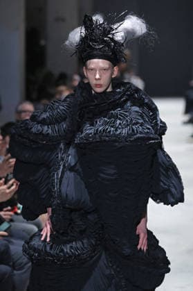 PFW - Comme Des Garcons Runway Models Walk Runway for the Comme des Garçons fashion show during Paris Fashion Week on March 7, 2026 in Paris, France. Photo by Alain-Gil Gonzalez ABACAPRESS.COM Paris France  Copyright: xGonzalezxAlain-Gil ABACAx