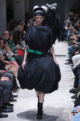 PFW - Comme Des Garcons Runway Models Walk Runway for the Comme des Garçons fashion show during Paris Fashion Week on March 7, 2026 in Paris, France. Photo by Alain-Gil Gonzalez ABACAPRESS.COM Paris France  Copyright: xGonzalezxAlain-Gil ABACAx