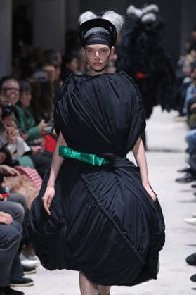 PFW - Comme Des Garcons Runway Models Walk Runway for the Comme des Garçons fashion show during Paris Fashion Week on March 7, 2026 in Paris, France. Photo by Alain-Gil Gonzalez ABACAPRESS.COM Paris France  Copyright: xGonzalezxAlain-Gil ABACAx