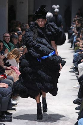 PFW - Comme Des Garcons Runway Models Walk Runway for the Comme des Garçons fashion show during Paris Fashion Week on March 7, 2026 in Paris, France. Photo by Alain-Gil Gonzalez ABACAPRESS.COM Paris France  Copyright: xGonzalezxAlain-Gil ABACAx