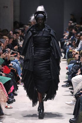 PFW - Comme Des Garcons Runway Models Walk Runway for the Comme des Garçons fashion show during Paris Fashion Week on March 7, 2026 in Paris, France. Photo by Alain-Gil Gonzalez ABACAPRESS.COM Paris France  Copyright: xGonzalezxAlain-Gil ABACAx