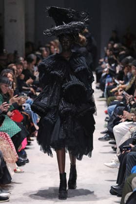 PFW - Comme Des Garcons Runway Models Walk Runway for the Comme des Garçons fashion show during Paris Fashion Week on March 7, 2026 in Paris, France. Photo by Alain-Gil Gonzalez ABACAPRESS.COM Paris France  Copyright: xGonzalezxAlain-Gil ABACAx