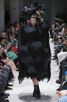 PFW - Comme Des Garcons Runway Models Walk Runway for the Comme des Garçons fashion show during Paris Fashion Week on March 7, 2026 in Paris, France. Photo by Alain-Gil Gonzalez ABACAPRESS.COM Paris France  Copyright: xGonzalezxAlain-Gil ABACAx