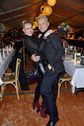 Franziska Hippe and Roman Knizka at the BALTIC LIGHTS 2026 Charity Schilttenhunderrennen in Heringsdorf on Usedom on 07 03 2026
