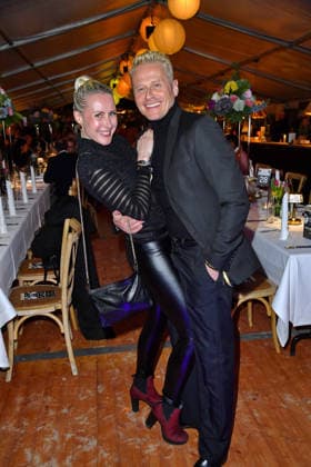 Franziska Hippe and Roman Knizka at the BALTIC LIGHTS 2026 Charity Schilttenhunderrennen in Heringsdorf on Usedom on 07 03 2026