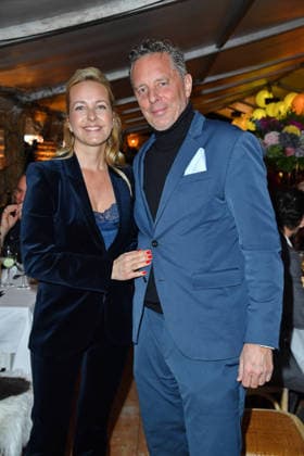 Patrick Graf von Faber Castell with wife Sandra Sophie Trauboth at the BALTIC LIGHTS 2026 Charity Schilttenhunderrennen in Heringsdorf on Usedom on 07 03 2026