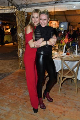 Nina Ensmann and Franziska Hippe at the BALTIC LIGHTS 2026 Charity Schilttenhunderrennen in Heringsdorf on Usedom on 07 03 2026
