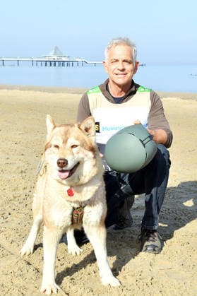 Florian Fitz at the BALTIC LIGHTS 2026 Charity Schilttenhunderrennen in Heringsdorf on Usedom on 07 03 2026