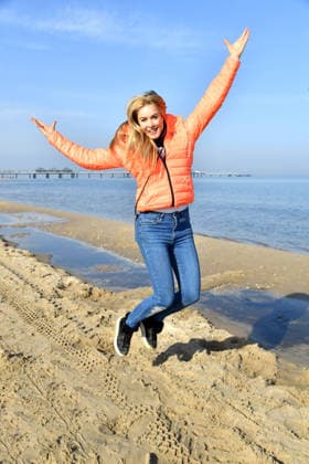 Nina Ensmann at the BALTIC LIGHTS 2026 Charity Schilttenhunderrennen in Heringsdorf on Usedom on 07 03 2026