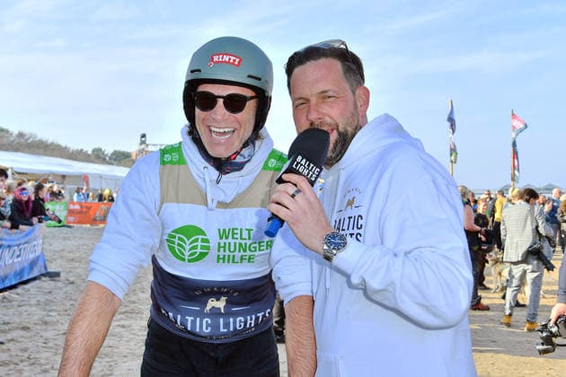Bernhard Bettermann and Matthias Killing at the BALTIC LIGHTS 2026 Charity Schilttenhunderrennen in Heringsdorf on Usedom on 07 03 2026