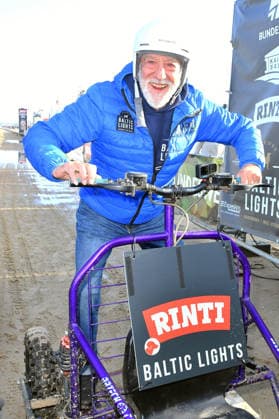 Dieter Hallervorden at the BALTIC LIGHTS 2026 Charity Schilttenhunderrennen in Heringsdorf on Usedom on 07 03 2026